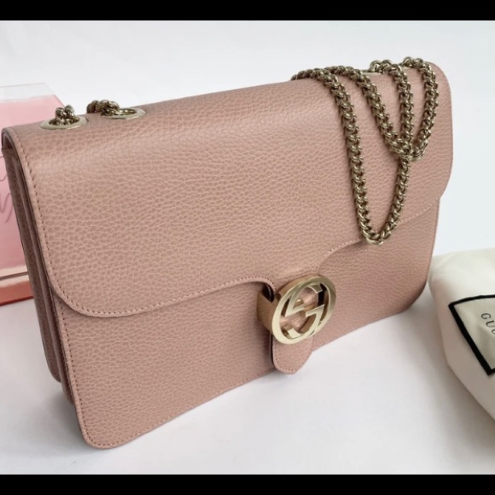 GUCCI INTERLOCKING GG SHOULDER BAG
